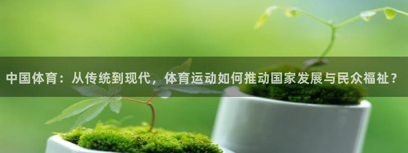 三亿体育网页版：中国体育：从传统到现代，体育运动如何推动国家发展与民众福祉？